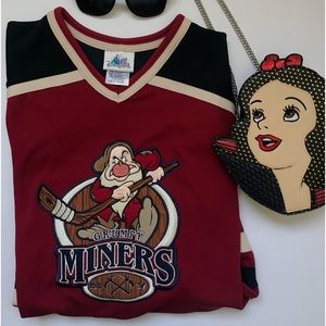 Disney Hockey Jersey Grumpy Minners